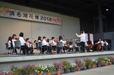 浜名湖での演奏