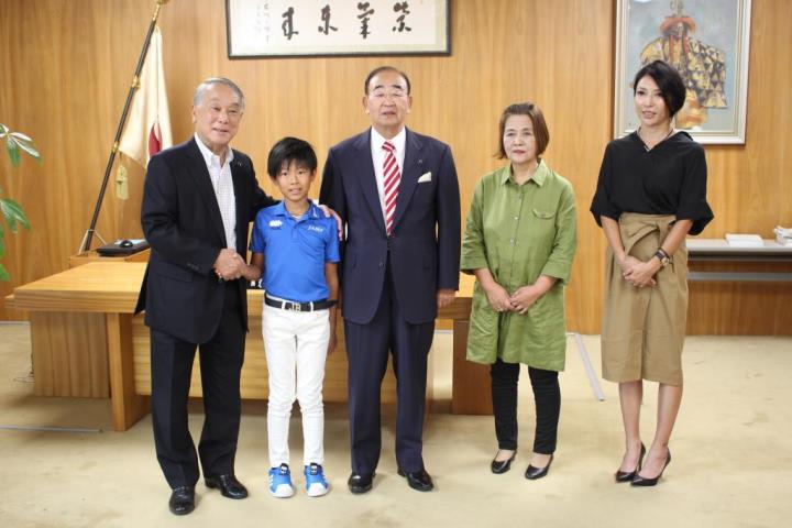 議長と石口選手