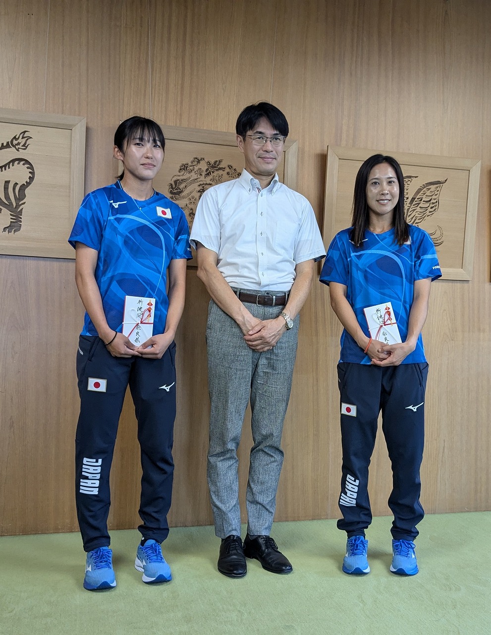 パリオリンピック女子ホッケー日本代表表敬訪問
