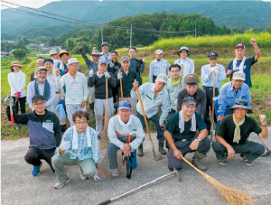 当日は自治会員20人以上が参加