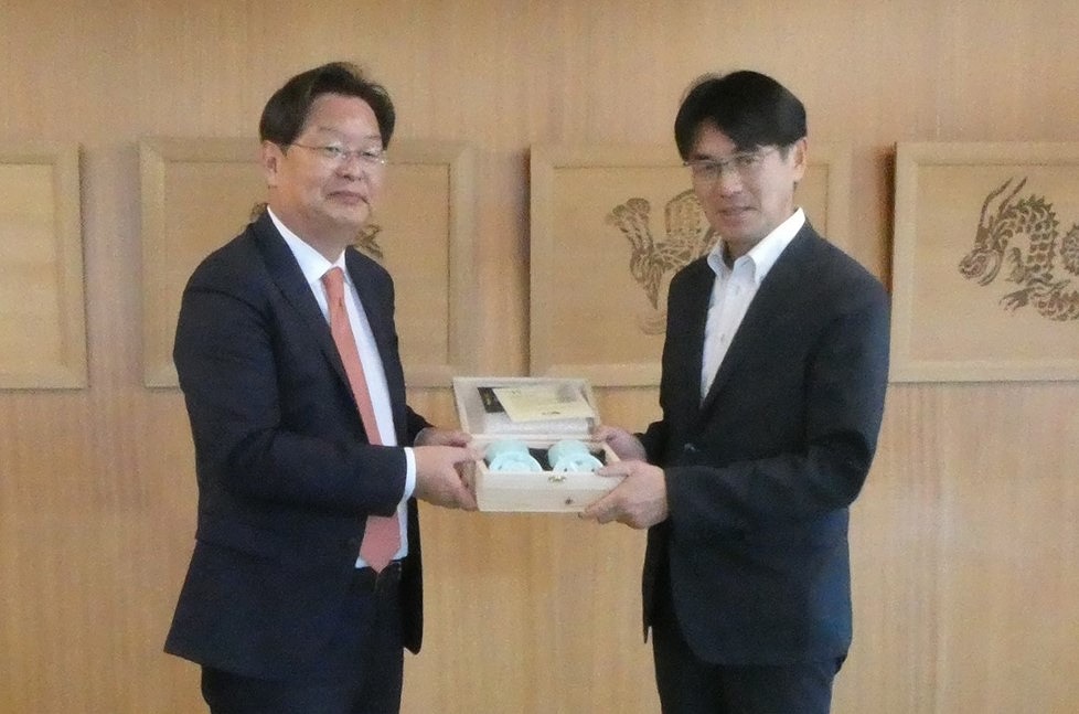 表敬訪問の様子