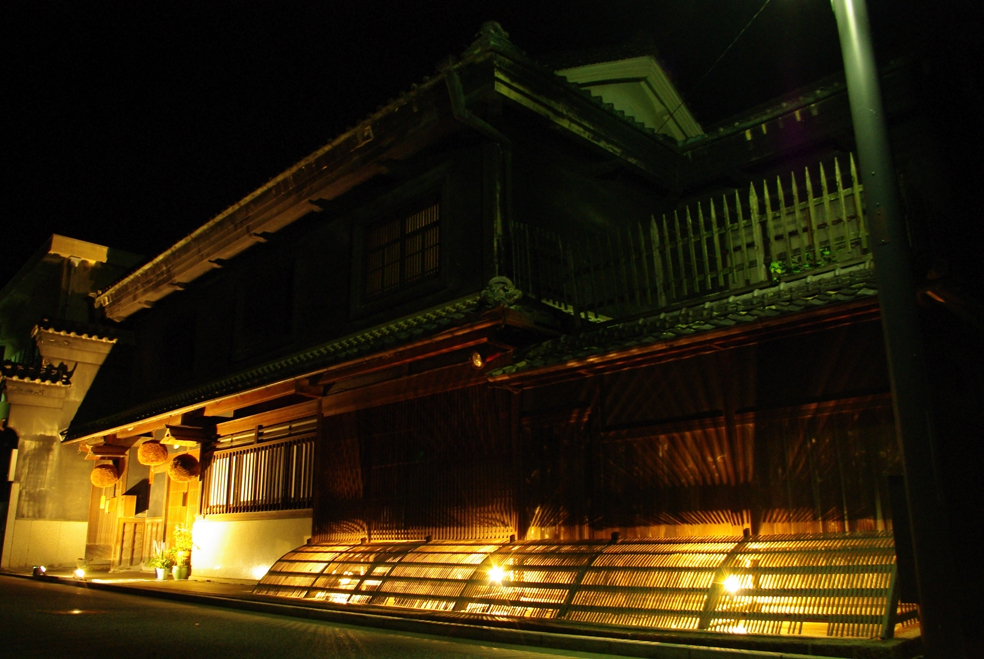 宇陀松山夢街道町並みライトアップ　写真