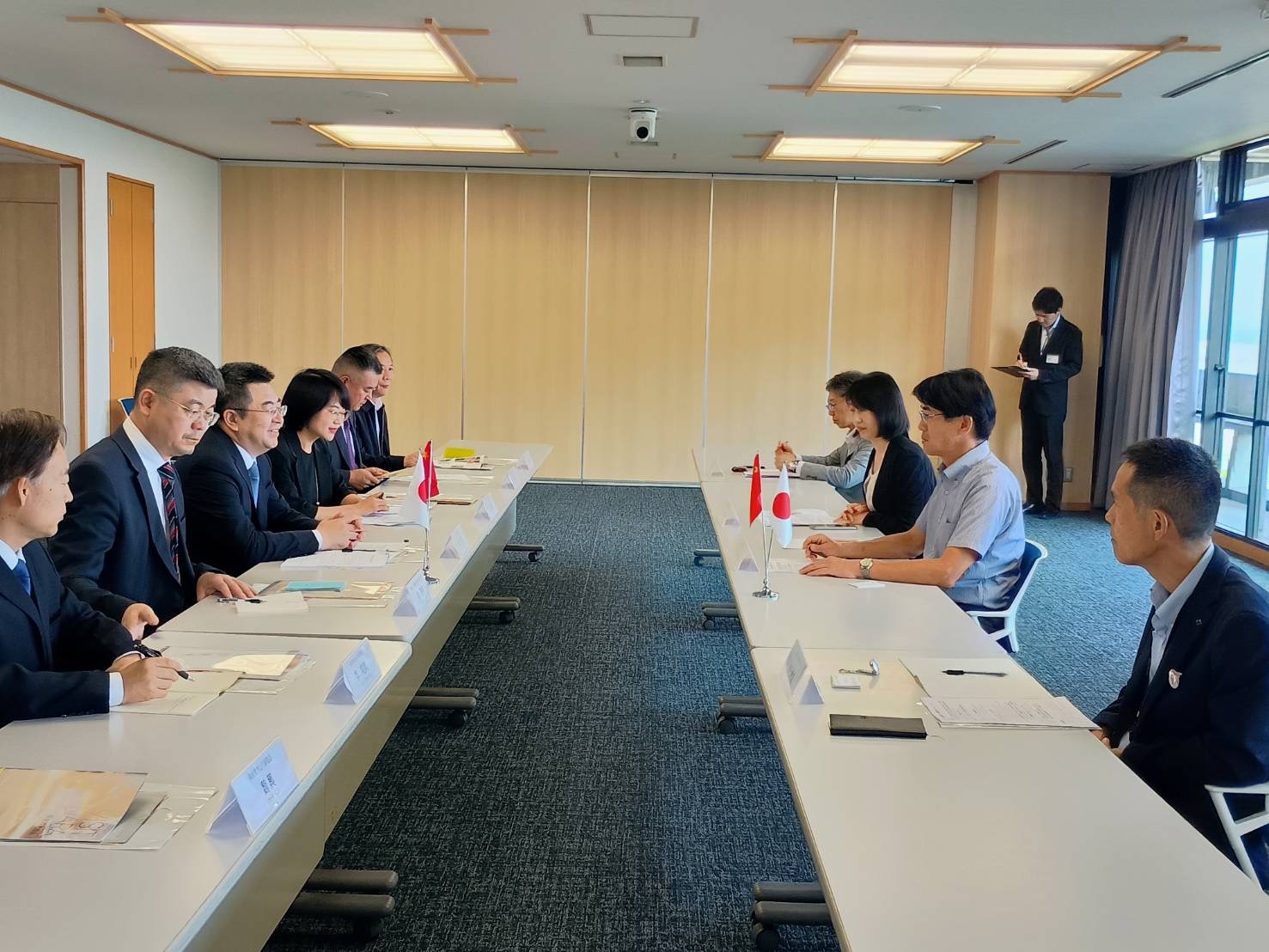 表敬訪問の様子