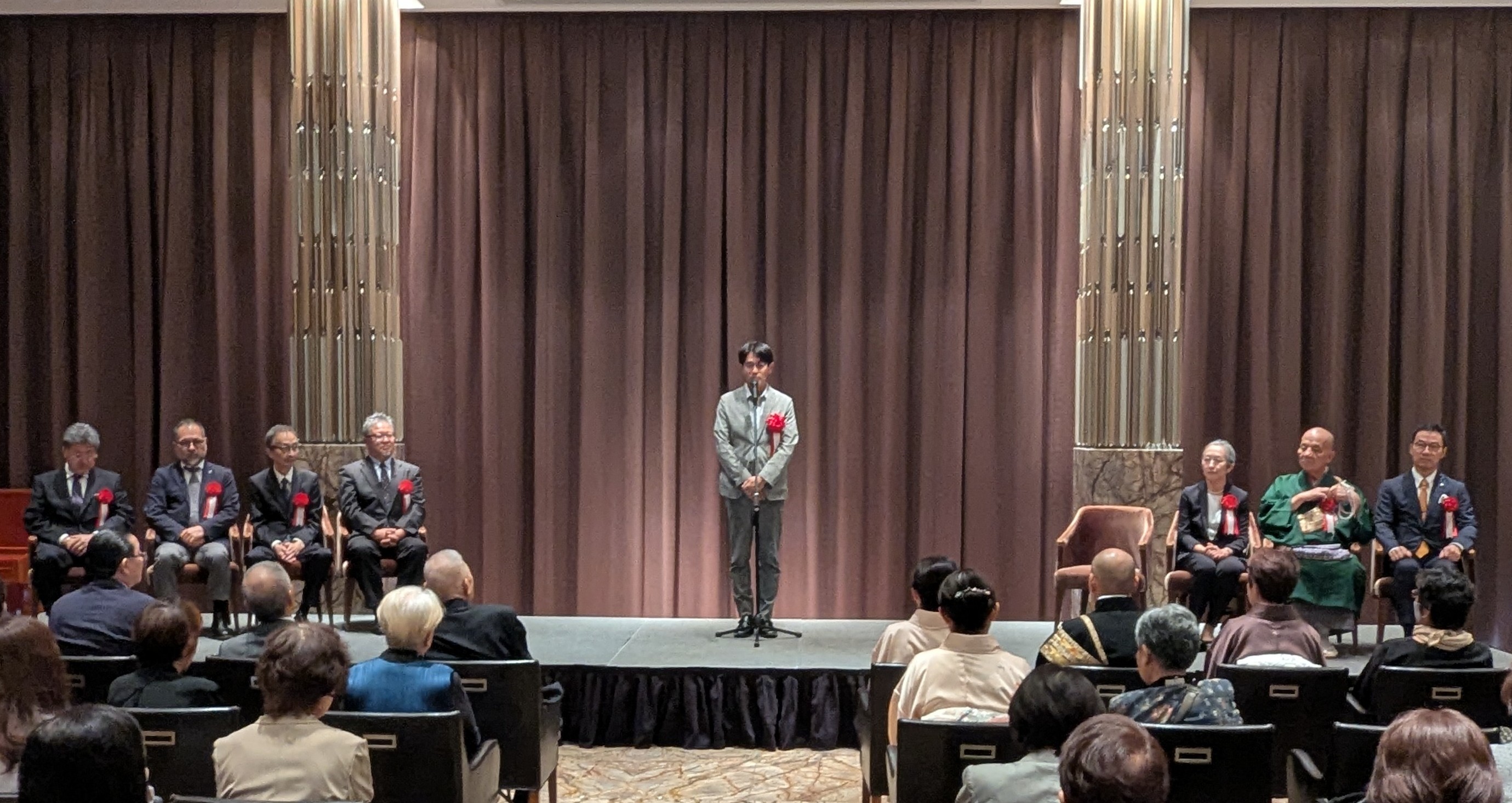 知事挨拶の様子