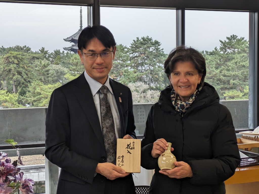 表敬訪問の様子