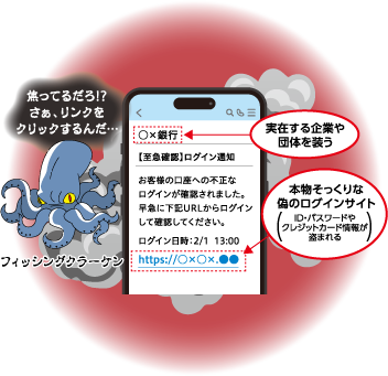 フィッシングの怪人