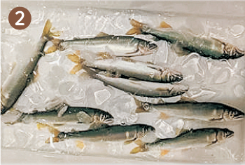 氷水に入れて締める