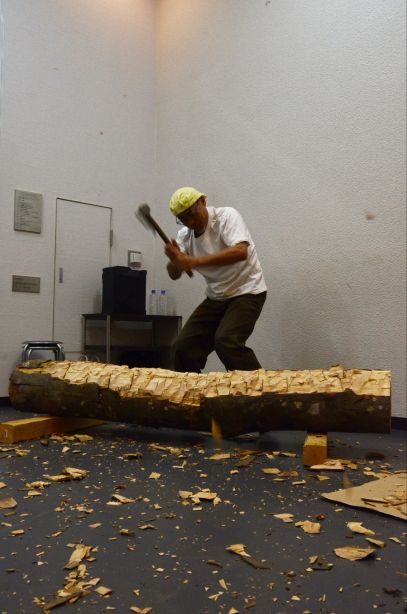 公開制作中の安藤榮作氏