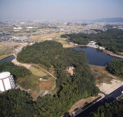 池上古墳 航空写真