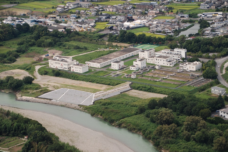 吉野川浄化センター全景の画像